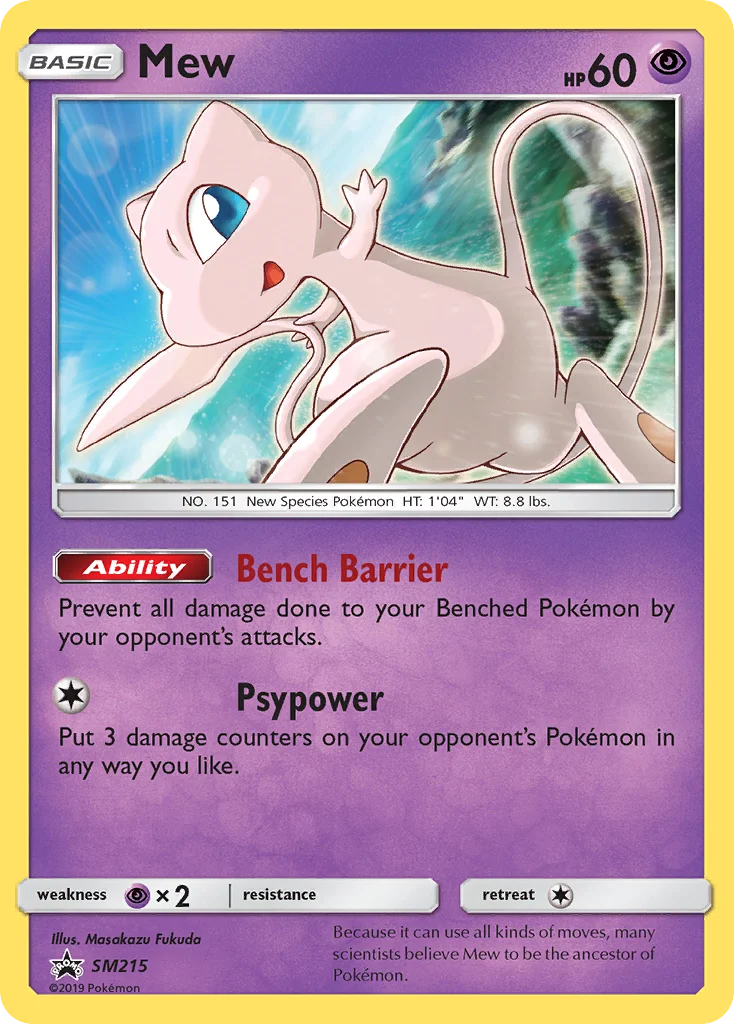 Carte Pokémon Mew — Promos Soleil et Lune