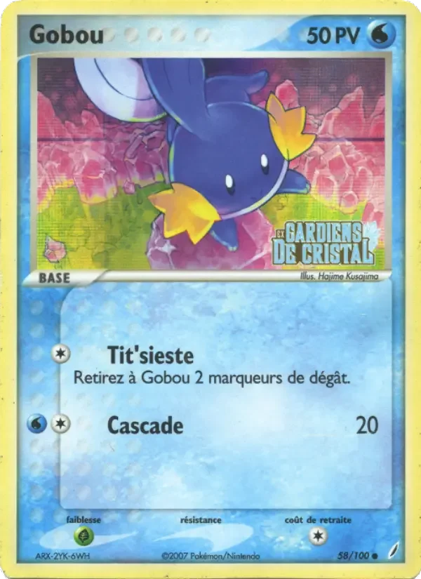 Carte Pokémon Gobou — Gardiens de Cristal