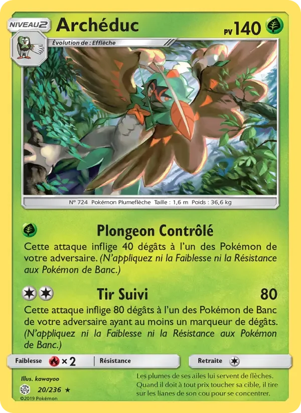 Carte Pokémon Archéduc — Éclipse Cosmique