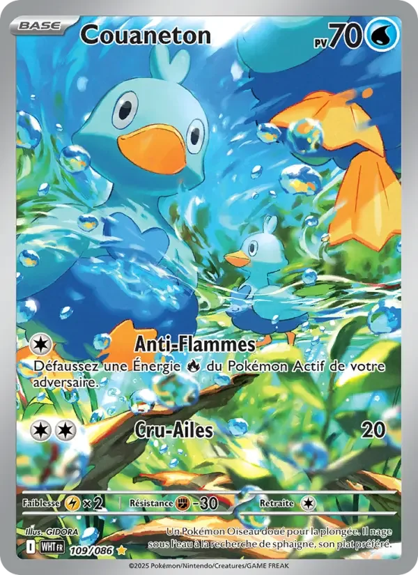 Carte Pokémon Couaneton — Flamme Blanche