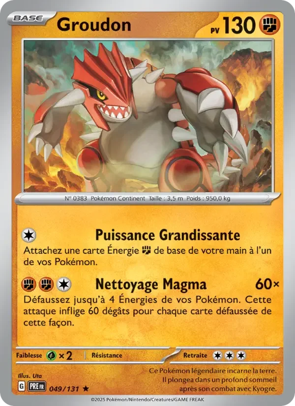 Carte Groudon