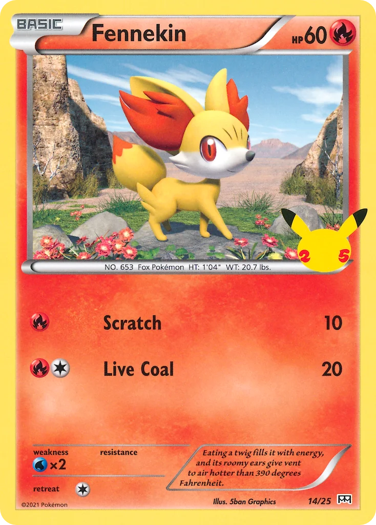 Carte Pokémon Feunnec — 2021 Promo McDonald's