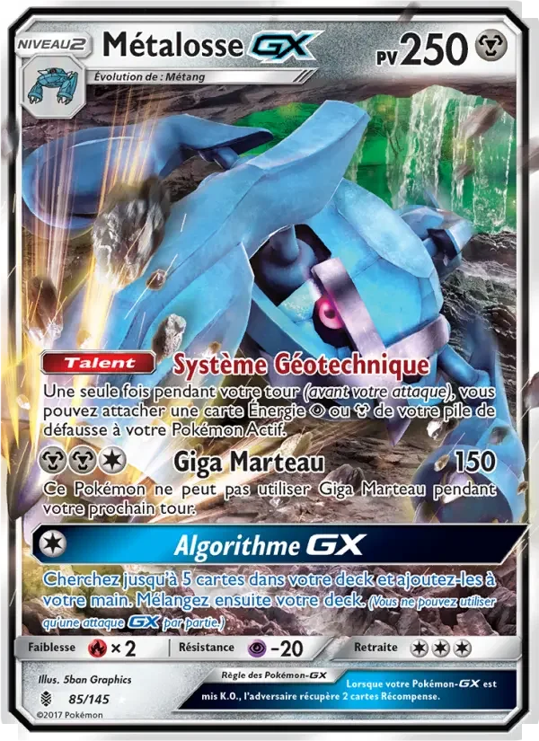 Carte Métalosse GX