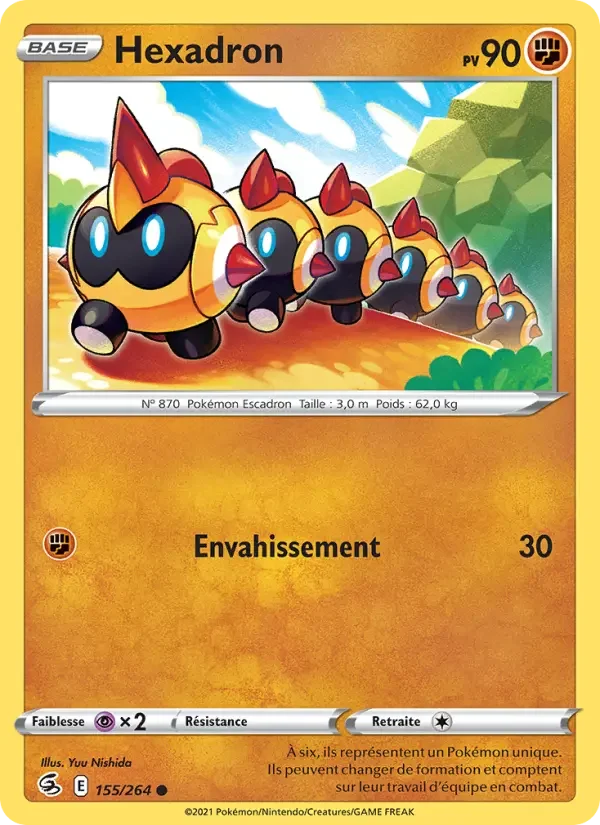 Carte Pokémon Hexadron — Poing de Fusion