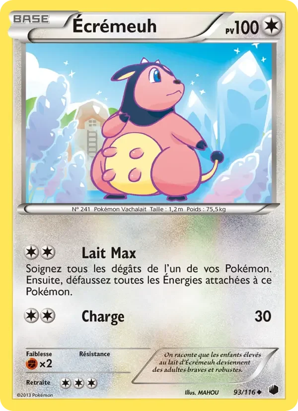 Carte Pokémon Écrémeuh — Glaciation Plasma