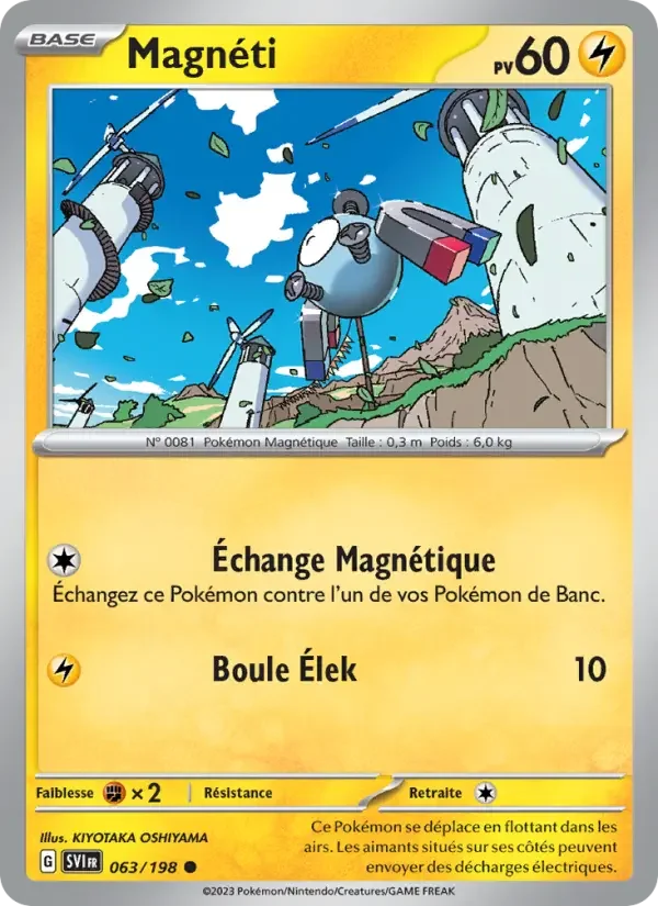 Carte Pokémon Magnéti — Écarlate et Violet