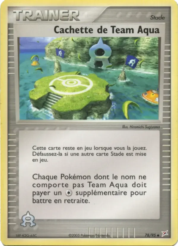 Carte Pokémon Cachette de Team Aqua — Team Magma vs Team Aqua