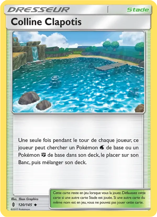 Carte Colline Clapotis