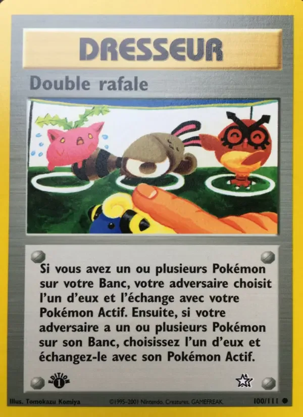 Carte Pokémon Double rafale — Neo Genesis