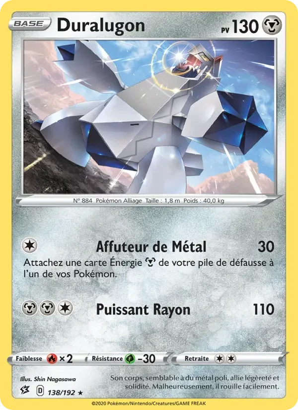 Carte Pokémon Duralugon — Clash des Rebelles