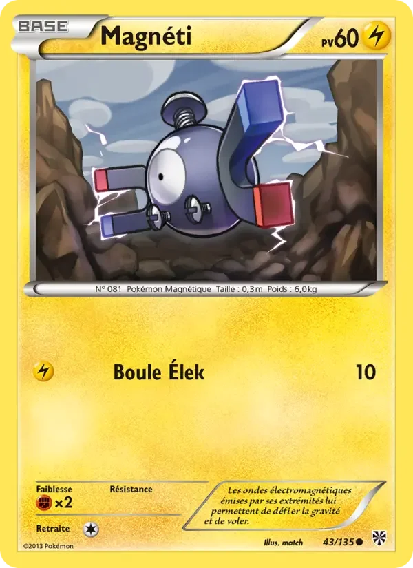 Carte Pokémon Magnéti — Tempête Plasma