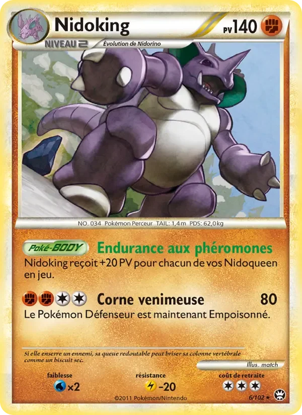 Carte Nidoking