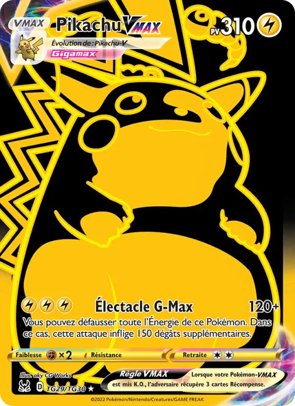 Carte Pikachu VMAX