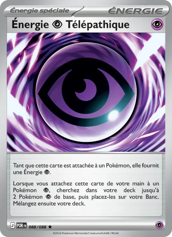 Carte Énergie Psychic Télépathique