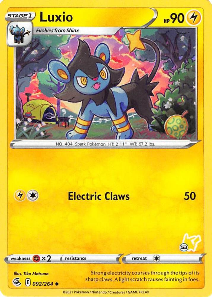 Carte Pokémon Luxio — Poing de Fusion