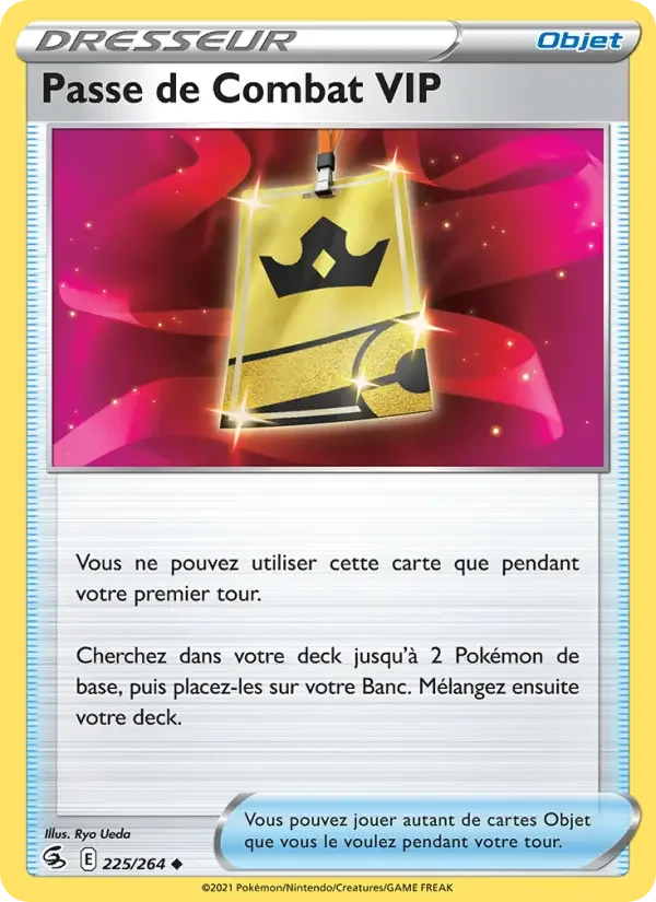 Carte Pokémon Passe de Combat VIP — Poing de Fusion