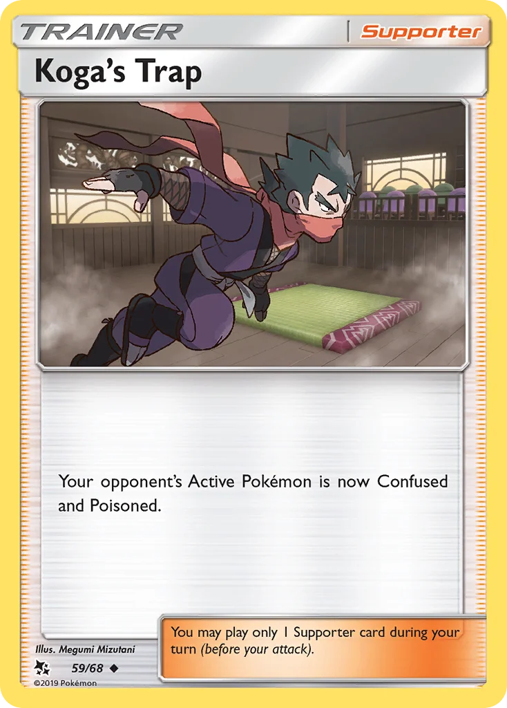 Carte Pokémon Piège de Koga — Destinées Occultes