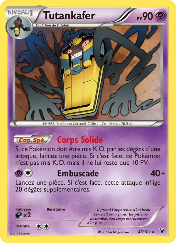 Carte Pokémon Tutankafer — Nobles Victoires