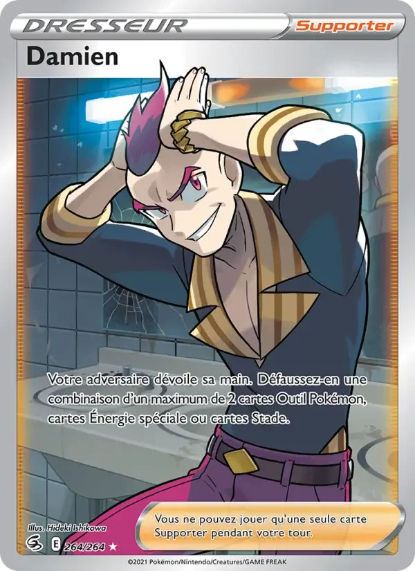 Carte Pokémon Damien — Poing de Fusion