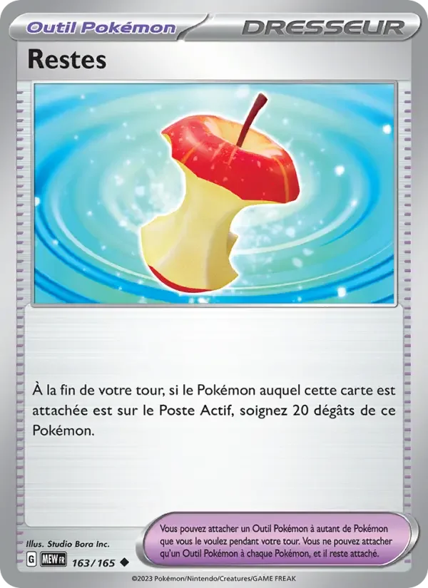 Carte Pokémon Restes — Pokémon 151