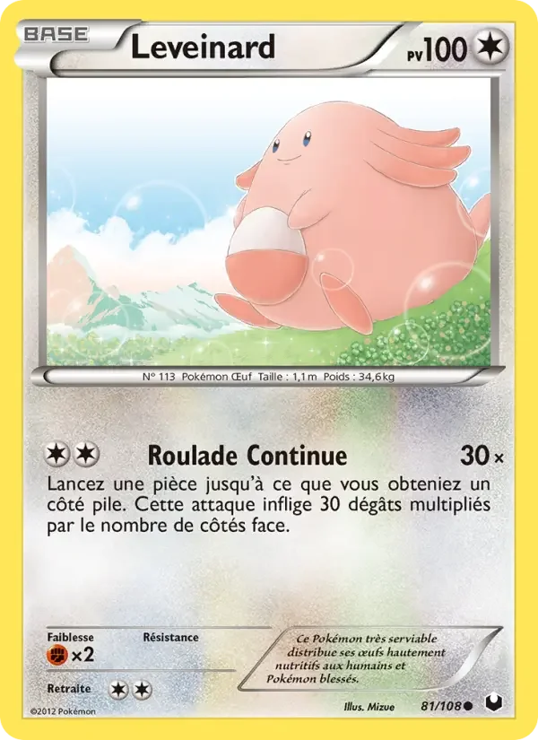 Carte Pokémon Leveinard — Explorateurs Obscurs