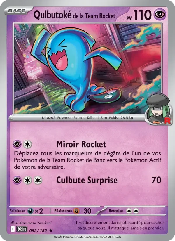 Carte Pokémon Qulbutoké de la Team Rocket — Rivalités Destinées