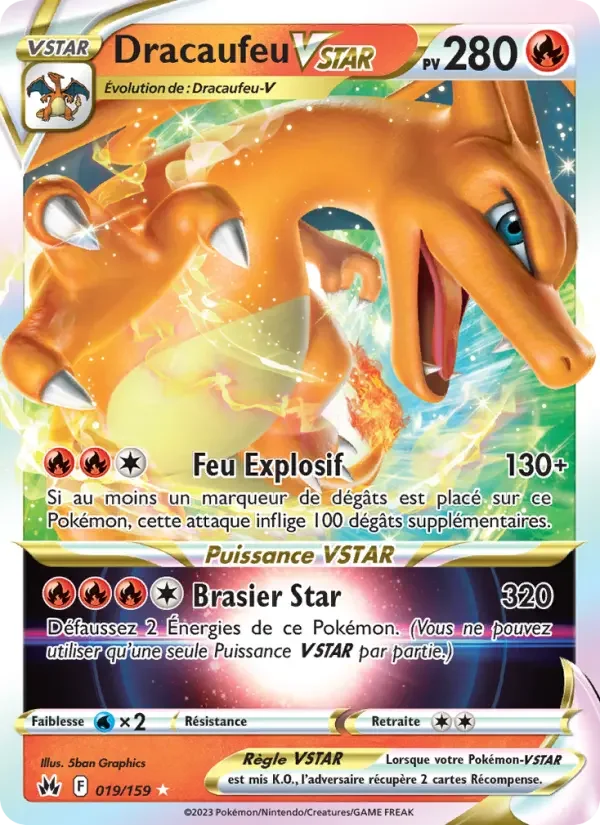 Carte Pokémon Dracaufeu VSTAR — Zénith Suprême