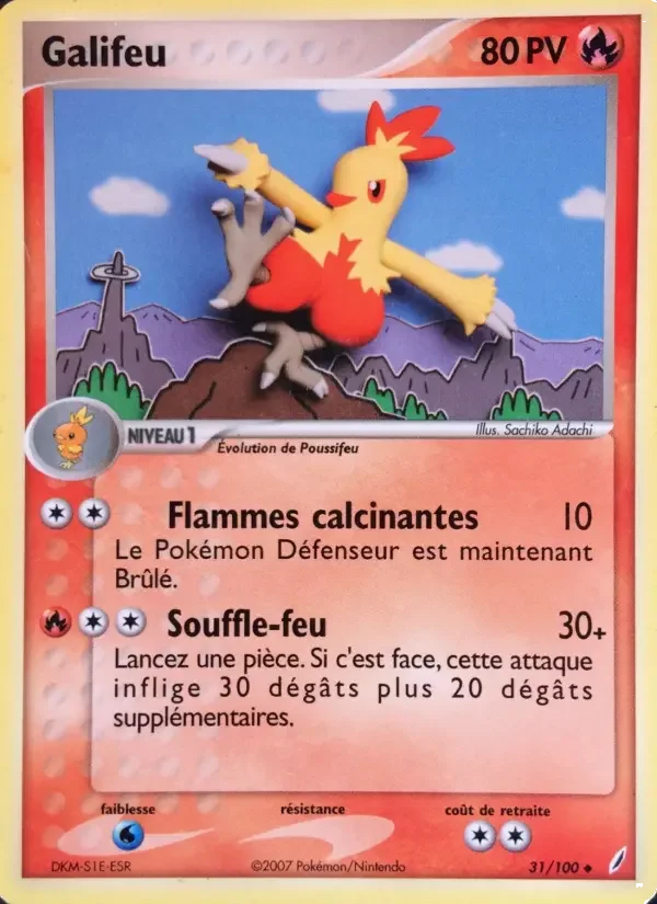 Carte Pokémon Galifeu — Gardiens de Cristal