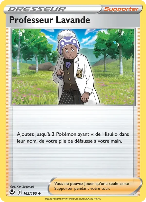 Carte Professeur Lavande