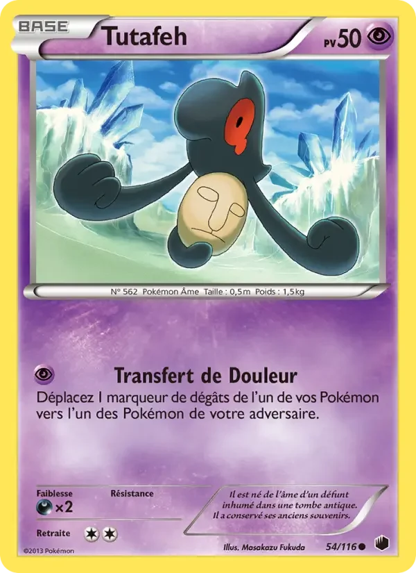 Carte Pokémon Tutafeh — Glaciation Plasma