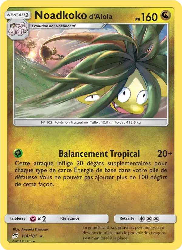 Carte Noadkoko d’Alola