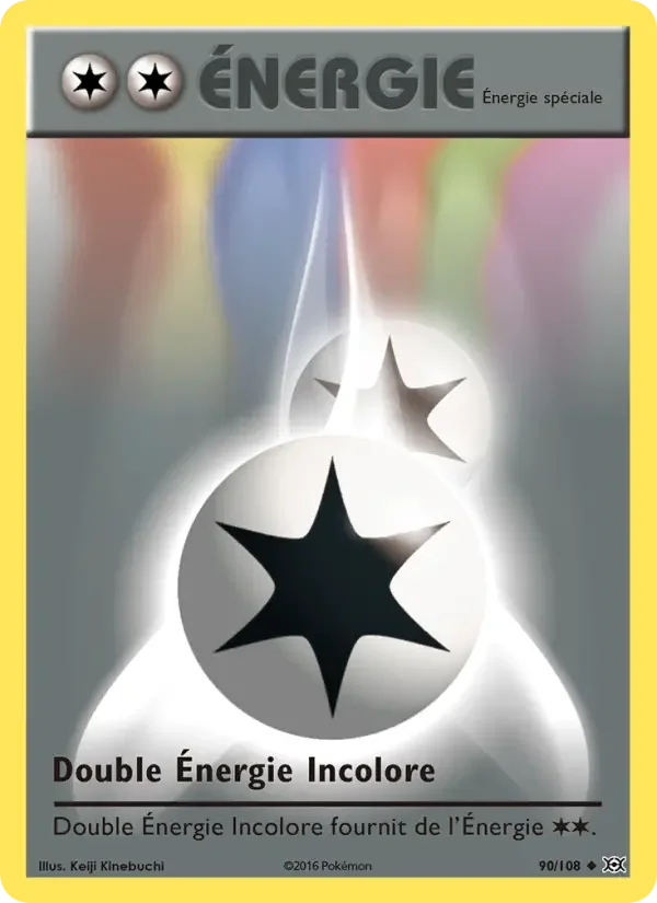 Carte Double Énergie Incolore