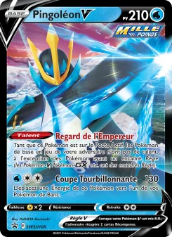 Carte Pokémon Pingoléon V — Promos Épée et Bouclier