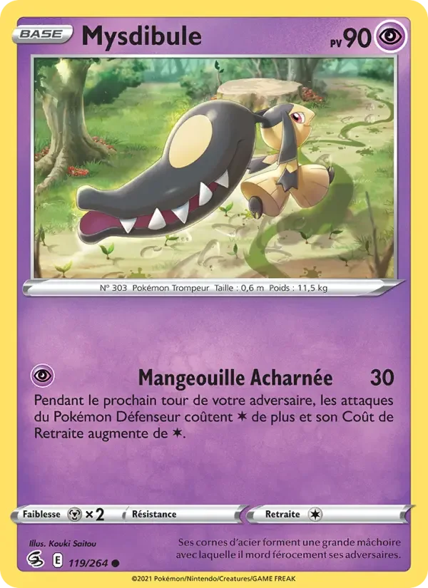 Carte Pokémon Mysdibule — Poing de Fusion