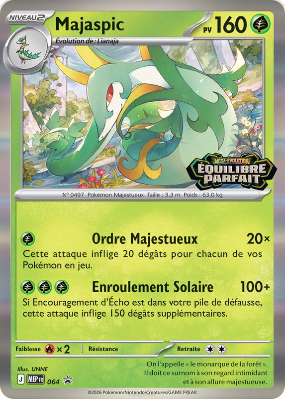 Carte Pokémon Majaspic — Promos Méga-Évolution