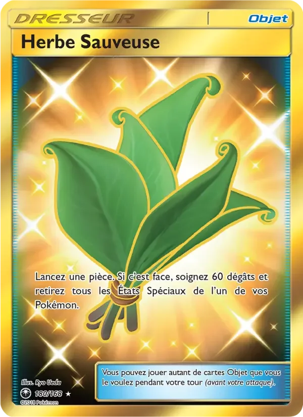 Carte Pokémon Herbe Sauveuse — Tempête Céleste