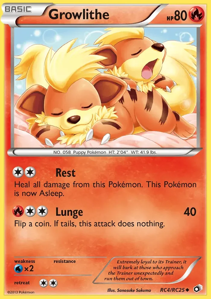Carte Growlithe