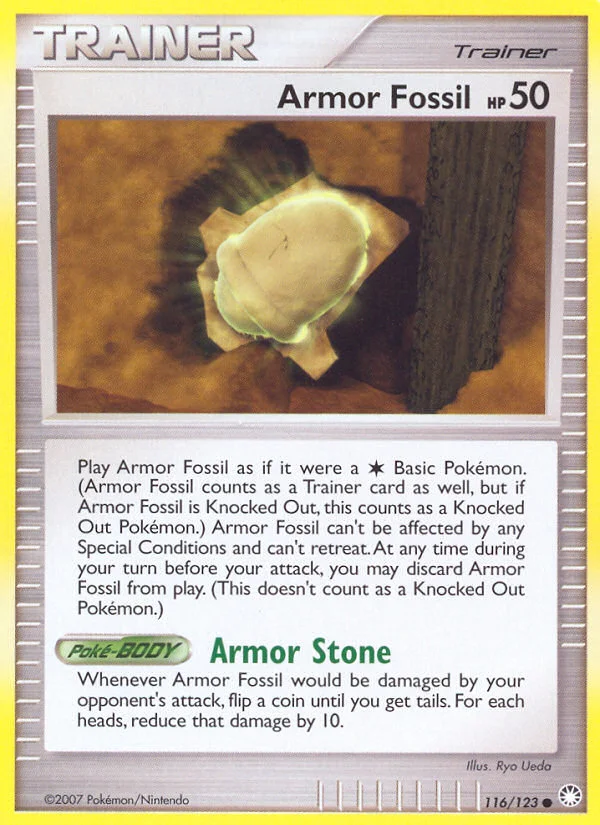 Carte Fossile armure