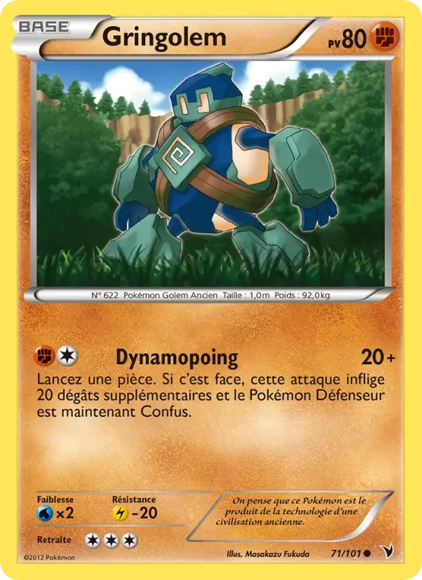 Carte Pokémon Gringolem — Nobles Victoires