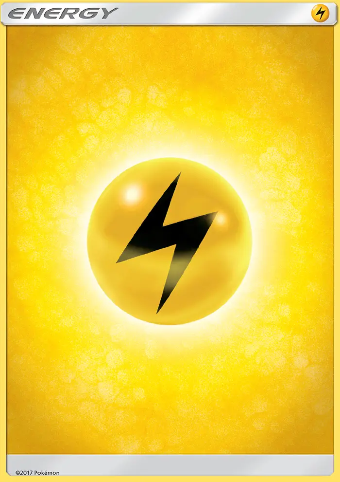 Carte Pokémon Énergie Électrique — Soleil et Lune