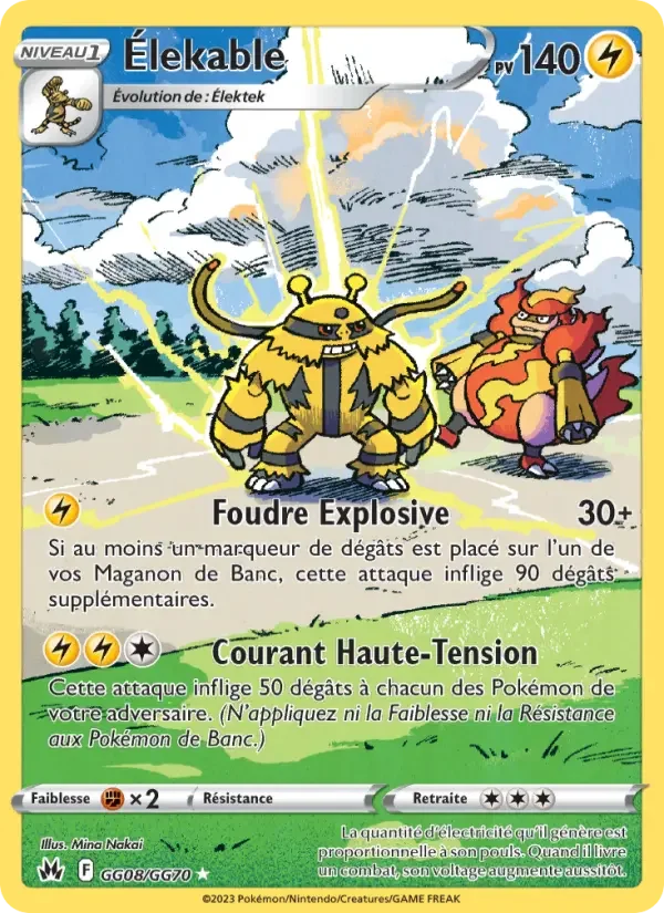 Carte Pokémon Élekable — Zénith Suprême