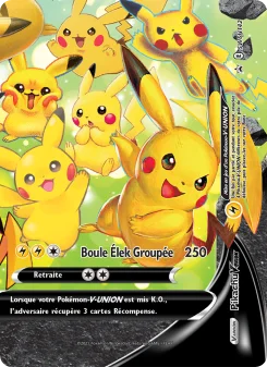 Carte Pikachu V-UNION