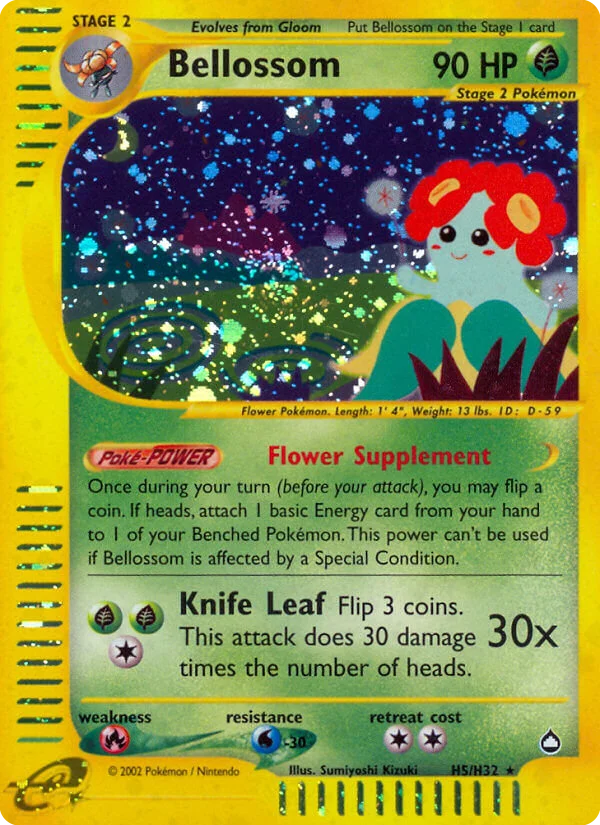 Carte Pokémon Joliflor — Aquapolis