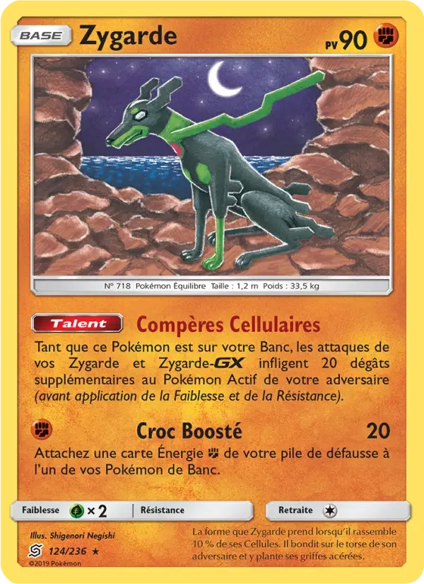 Carte Pokémon Zygarde — Harmonie des Esprits