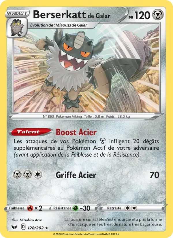 Carte Berserkatt de Galar
