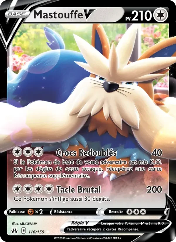 Carte Pokémon Mastouffe V — Zénith Suprême