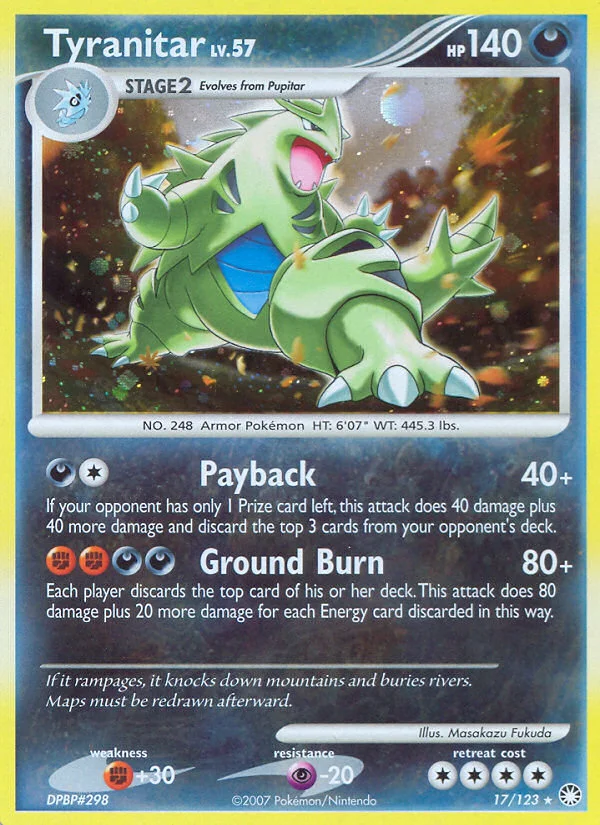 Carte Pokémon Tyranocif — Trésors Mystérieux