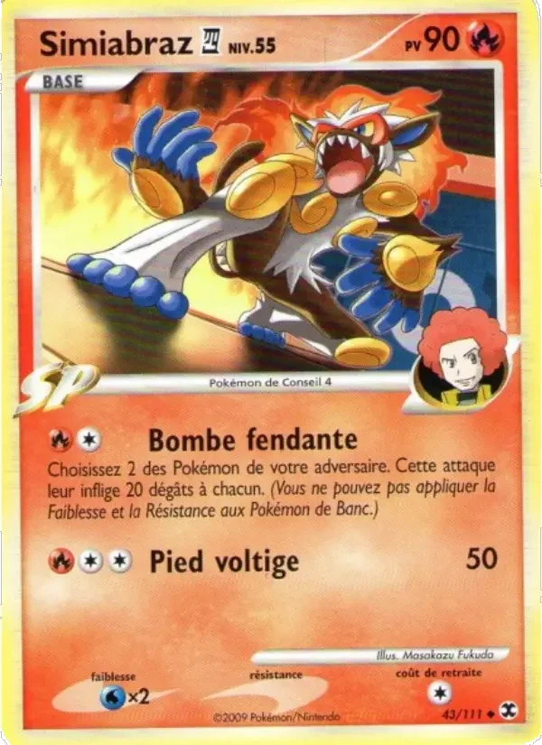Carte Pokémon Simiabraz Niv. 55 — Rivaux Émergeants