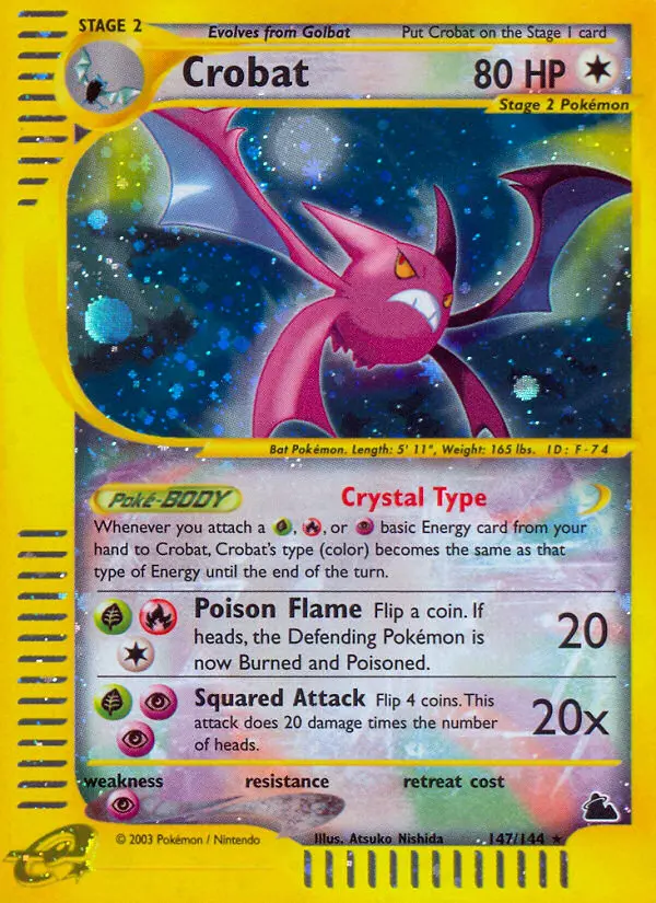 Carte Pokémon Nostenfer — Skyridge