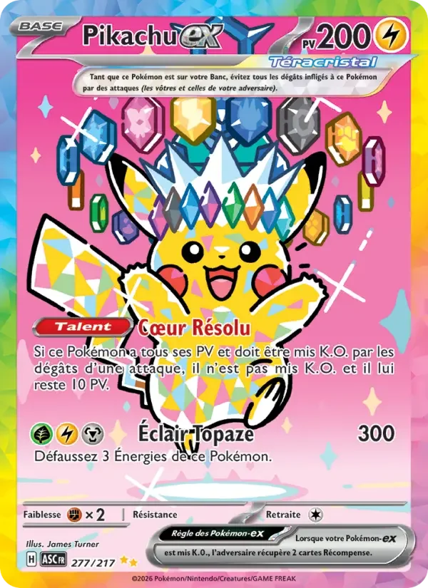Carte Pikachu-ex